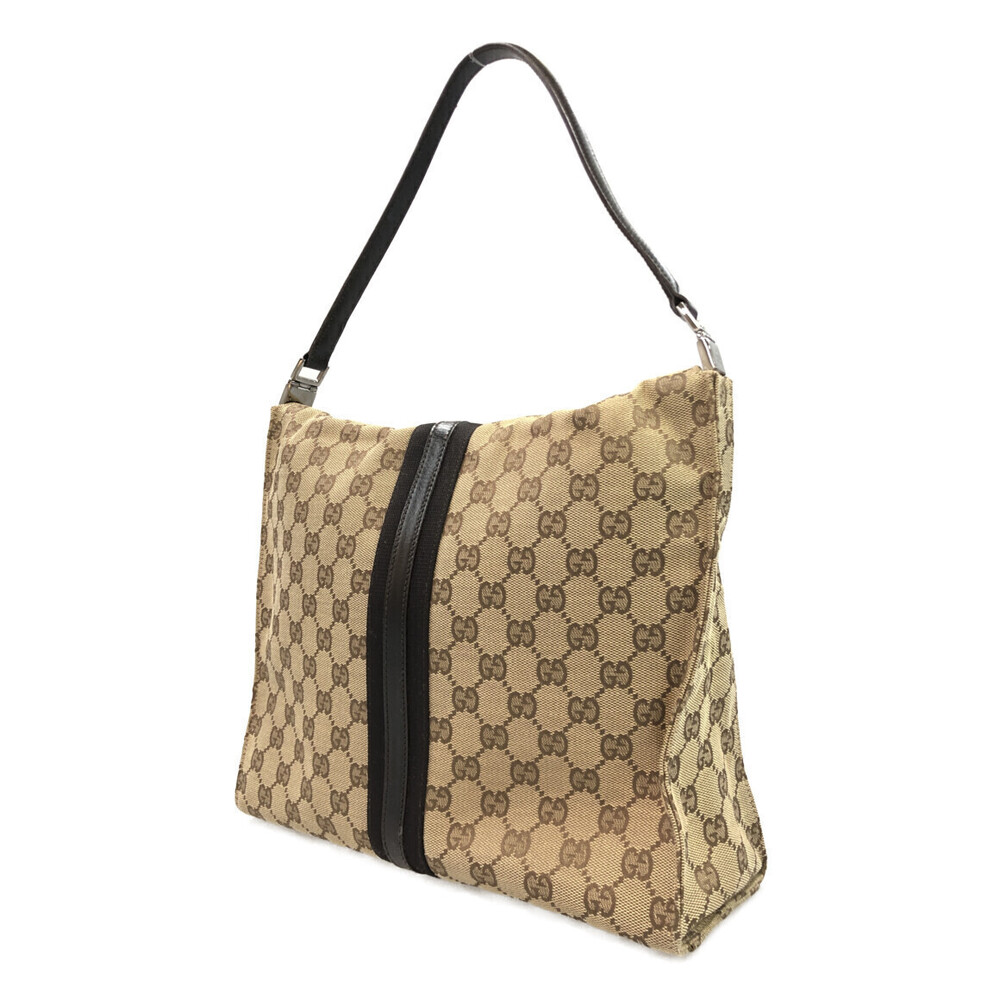 Gucci One Shoulder GG Canvas Jackie Bag Hobo
